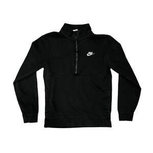 Nike Black Quarter-Zip Sweatshirt
